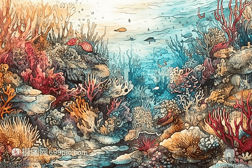 微观海洋生物
