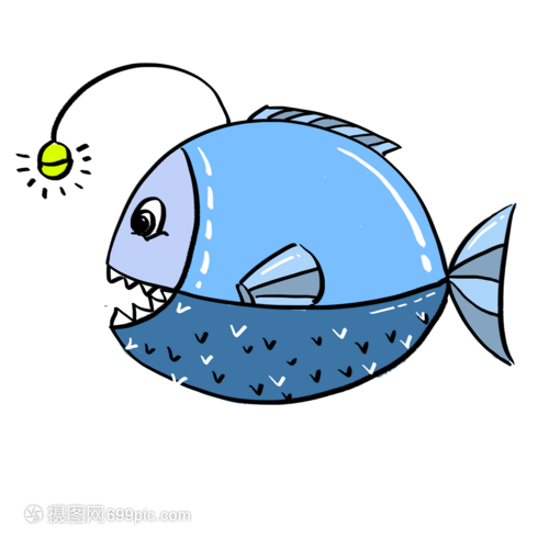 卡通海洋生物鱼免抠素材