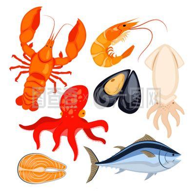 海鲜美食集